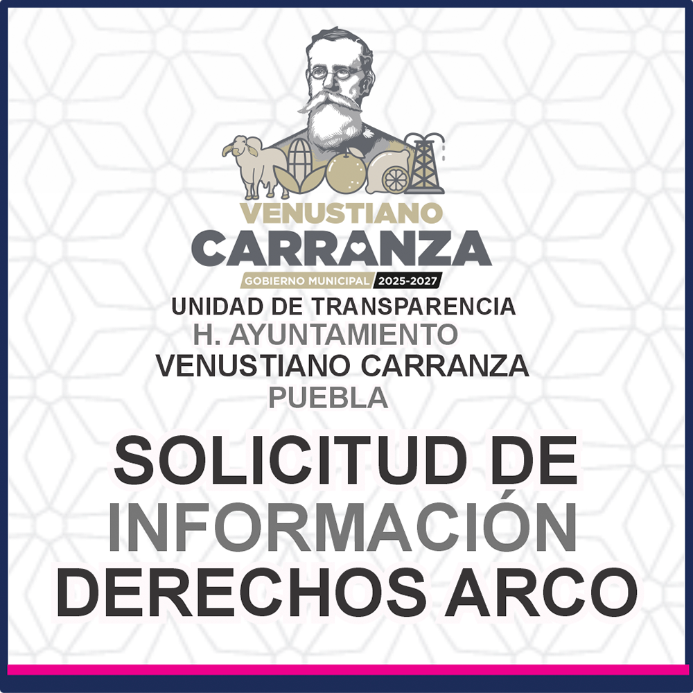 Solicitud de Información Derechos ARCO